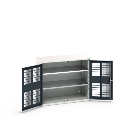 verso cupboard (ventilated door) with 2x shelves WxDxH: 1050x550x900mm