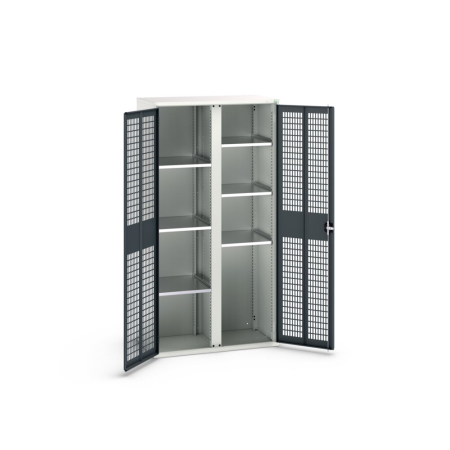 verso partition cupboard (vent door) with 6x shelves WxDxH: 1050x550x2000mm