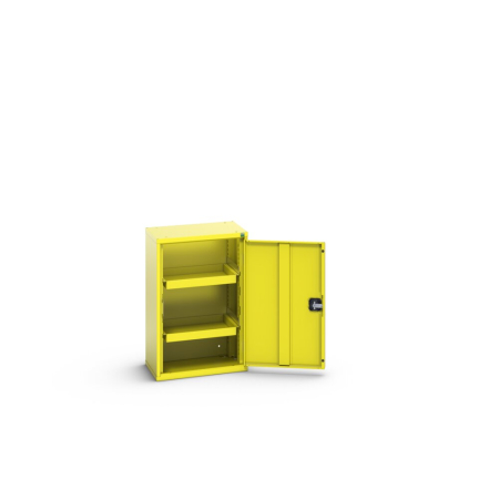 verso hazardous substance cupboard with 2x sealed sump tray/shelves - WxDxH: 525x350x800mm - RAL 1023