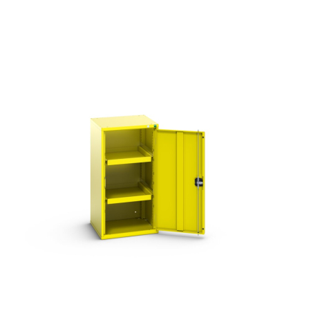 verso hazardous substance cupboard with 2x sealed sump tray/shelves - WxDxH: 525x550x1000mm - RAL 1023