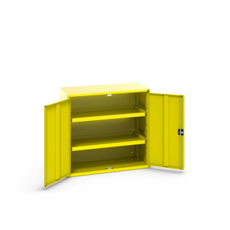 verso hazardous substance cupboard with 2x sealed sump tray/shelves - WxDxH: 1050x550x1000mm - RAL 1023