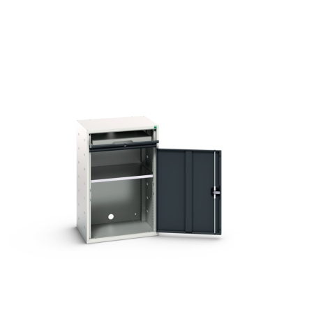 verso computer cupboard with 1 shelf, 1 sliding tray WxDxH: 650x550x1000mm
