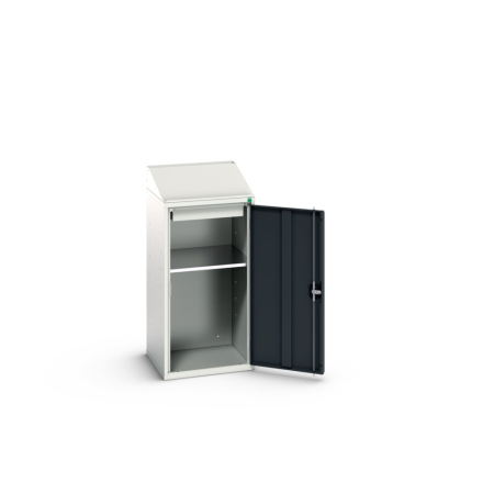 verso economy lectern with 1x shelf, 1x drawer WxDxH: 525x550x1130mm