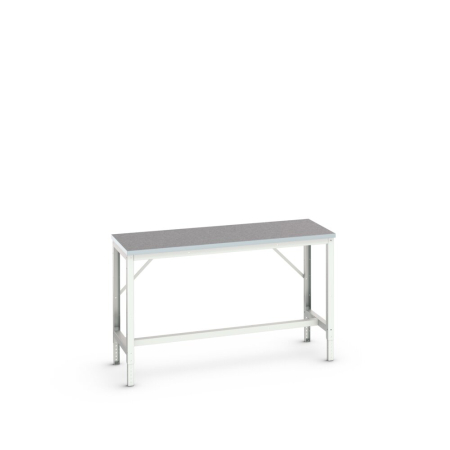 verso framework bench (lino) adjustable height - WxDxH: 1500x600x780-930mm - RAL 7035