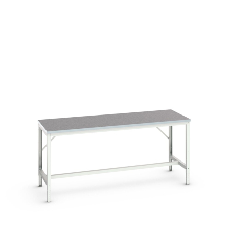verso framework bench (lino) adjustable height - WxDxH: 2000x800x780-930mm - RAL 7035