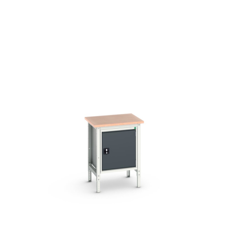verso framework bench (multiplex) adj height with cupboard WxDxH: 700x600x780-930mm