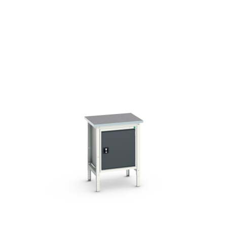verso framework bench (lino) adj height with cupboard WxDxH: 700x600x780-930mm