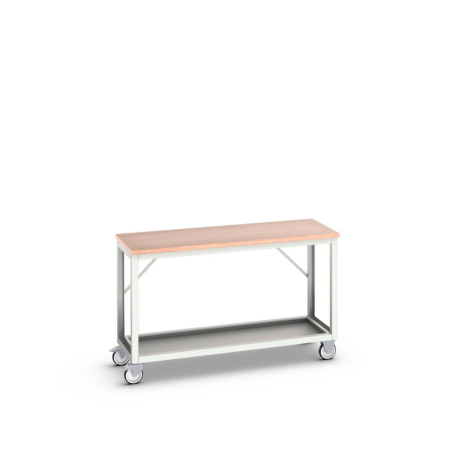 verso mobile framework bench (multiplex) WxDxH: 1500x600x930mm - RAL 7035