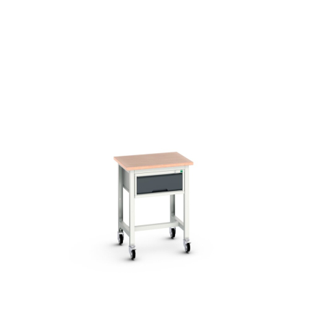 verso mobile framework bench (multiplex) with 1 drawer cabinet WxDxH: 700x600x930mm
