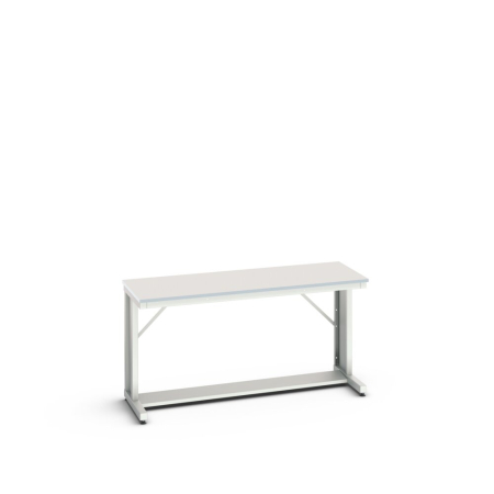 verso cantilever bench (MFC laminate) WxDxH: 1500x600x780mm - RAL 7035