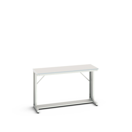 verso cantilever bench (MFC laminate) WxDxH: 1500x600x930mm - RAL 7035