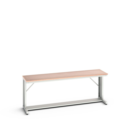 verso cantilever bench (multiplex) WxDxH: 2000x600x780mm - RAL 7035