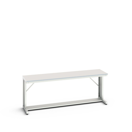 verso cantilever bench (MFC laminate) WxDxH: 2000x600x780mm - RAL 7035