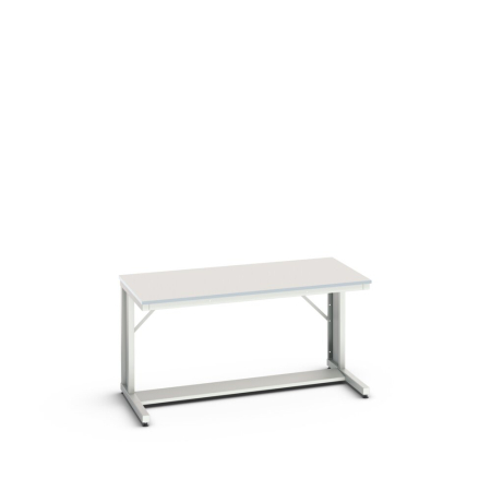verso cantilever bench (MFC laminate) WxDxH: 1500x800x780mm - RAL 7035