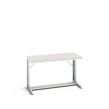 verso cantilever bench (MFC laminate) WxDxH: 1500x800x930mm - RAL 7035