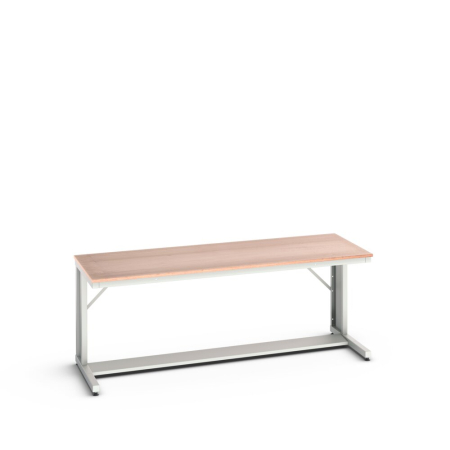 verso cantilever bench (multiplex) WxDxH: 2000x800x780mm - RAL 7035