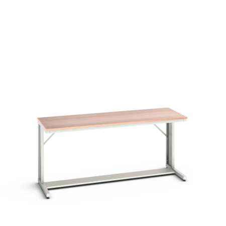 verso cantilever bench (multiplex) WxDxH: 2000x800x930mm - RAL 7035