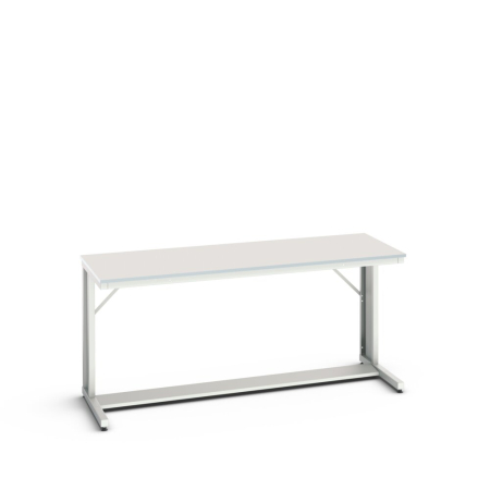 verso cantilever bench (MFC laminate) WxDxH: 2000x800x930mm - RAL 7035