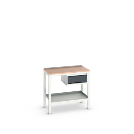 verso welded bench (multiplex) with 1 drawer cabinet WxDxH: 1000x600x930mm
