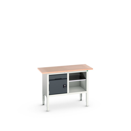 verso storage bench (multiplex) 1 drawer-door / open WxDxH: 1250x600x830-930mm